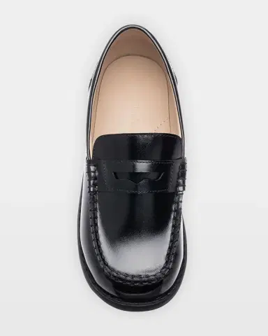 Elephantito Girl 's Scholar Smooth Leather Penny Loafers, Baby/Toddler/Kids | Thumbnail 2 Elephantito Girl 's Scholar Smooth Leather Penny Loafers, Baby/Toddler/Kids | Thumbnail 2