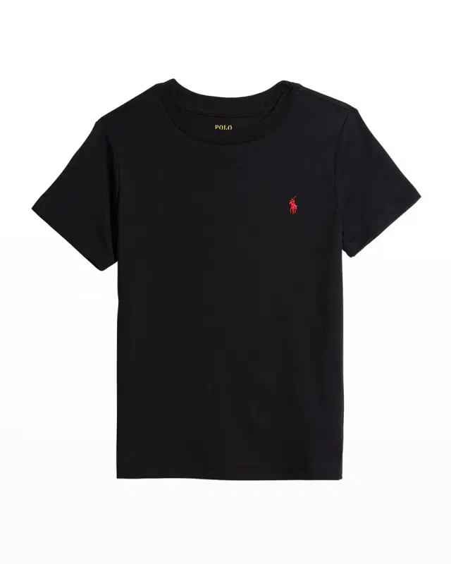 Polo Ralph Lauren Boy 's Cotton Jersey Crewneck Tee, Size S-XL