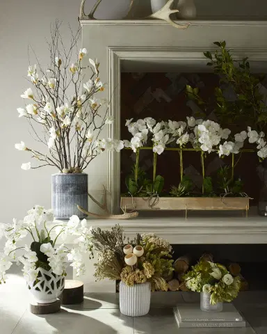 John-Richard Collection Rows Of Orchids Faux-Floral Arrangement | Thumbnail 1