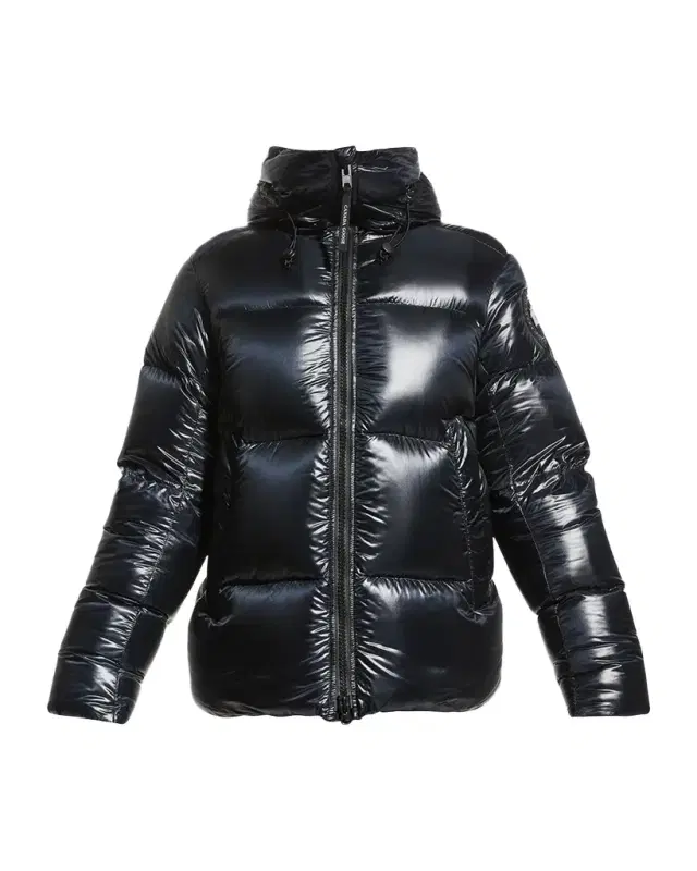 Canada Goose Men 's Crofton Black Disc Puffer Jacket