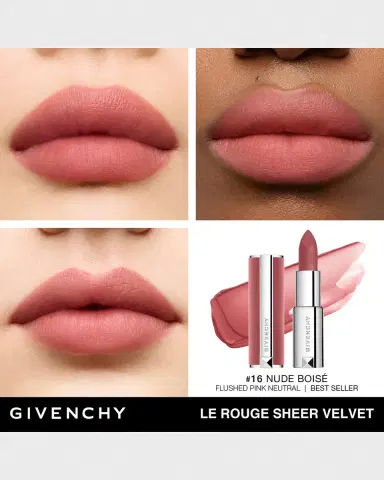 Givenchy Le Rouge Sheer Velvet Lipstick | Thumbnail 3 Givenchy Le Rouge Sheer Velvet Lipstick | Thumbnail 3