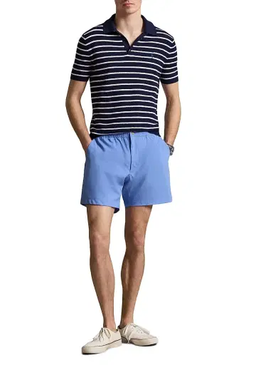 Polo Ralph Lauren Men's Elasticized Waistband Mid-Rise Trunks | Thumbnail 2 Polo Ralph Lauren Men's Elasticized Waistband Mid-Rise Trunks | Thumbnail 2