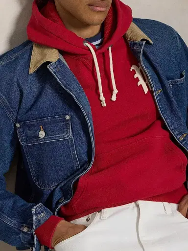 Polo Ralph Lauren Men's Phillies Vintage Fleece Hoodie - Ralph Red | Thumbnail 6