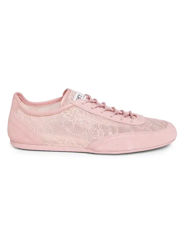 Women's Sunny Lace Low-Top Sneakers - Rose Mix