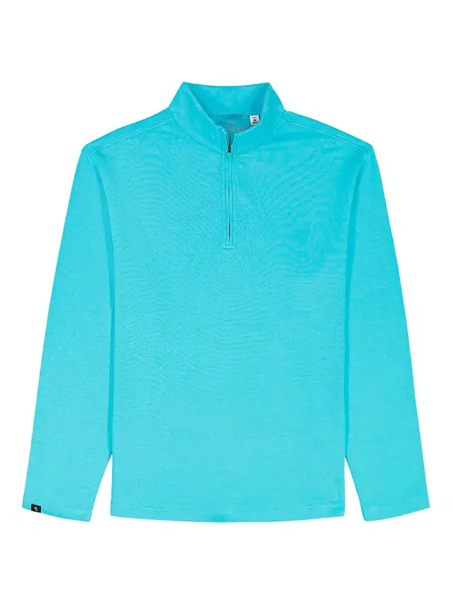 Men's Troland Quarter-Zip Pullover - Peacock Blue