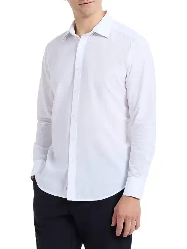 Robert Graham Men's Avondale Chambray Cotton Shirt - | Thumbnail 4