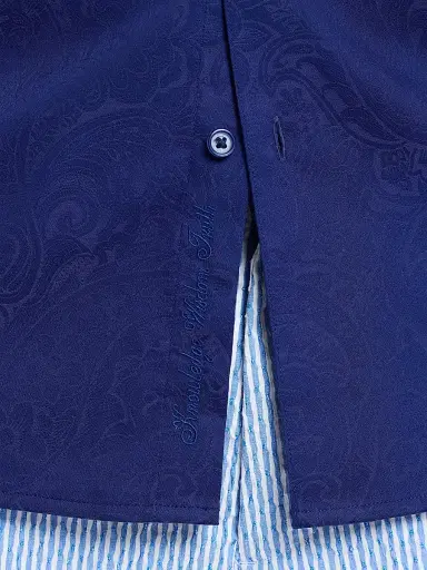 Robert Graham Men's Hudson Paisley Jacquard Stretch-Cotton Shirt | Thumbnail 7 Robert Graham Men's Hudson Paisley Jacquard Stretch-Cotton Shirt | Thumbnail 7