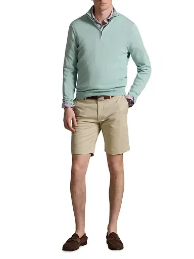 Polo Ralph Lauren Men's Stretch-Cotton Twill Shorts - Classic Stone | Thumbnail 2 Polo Ralph Lauren Men's Stretch-Cotton Twill Shorts - Classic Stone | Thumbnail 2