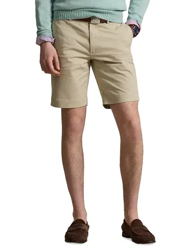 Polo Ralph Lauren Men's Stretch-Cotton Twill Shorts - Classic Stone | Thumbnail 3 Polo Ralph Lauren Men's Stretch-Cotton Twill Shorts - Classic Stone | Thumbnail 3