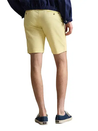 Polo Ralph Lauren Men's Stretch-Cotton Twill Shorts - T Bird Yellow - Size 40 | Thumbnail 4 Polo Ralph Lauren Men's Stretch-Cotton Twill Shorts - T Bird Yellow - Size 40 | Thumbnail 4