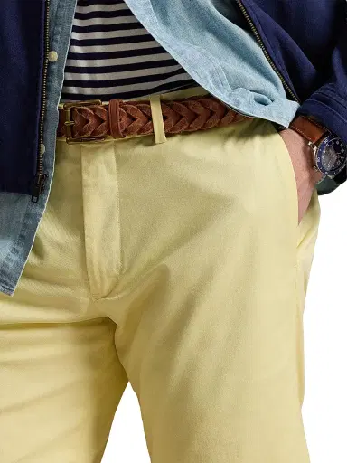 Polo Ralph Lauren Men's Stretch-Cotton Twill Shorts - T Bird Yellow - Size 40 | Thumbnail 5 Polo Ralph Lauren Men's Stretch-Cotton Twill Shorts - T Bird Yellow - Size 40 | Thumbnail 5