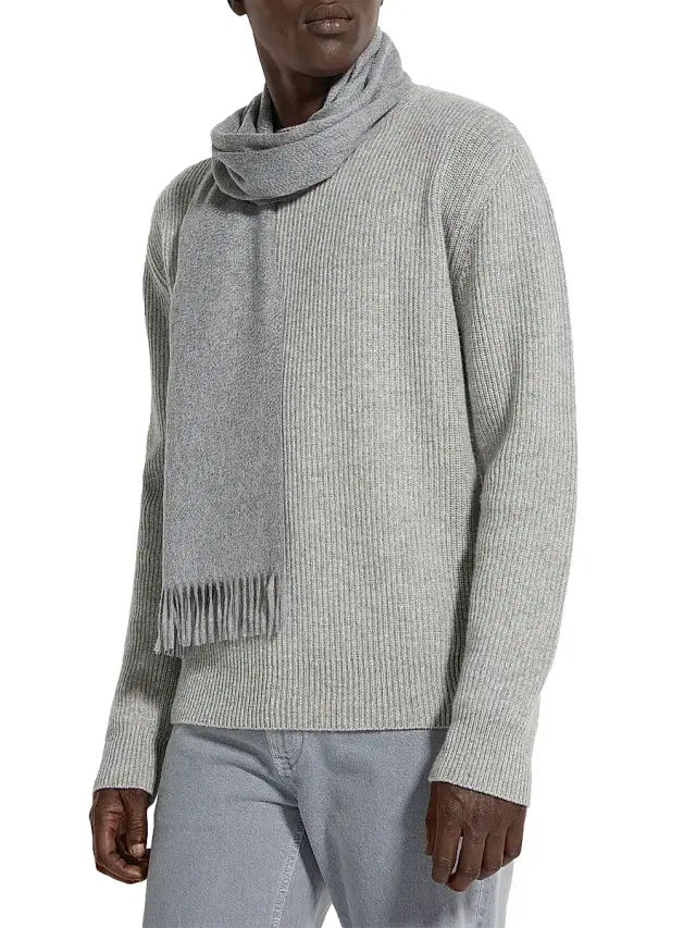 ZEGNA Men's Oasi Cashmere Scarf - Grey