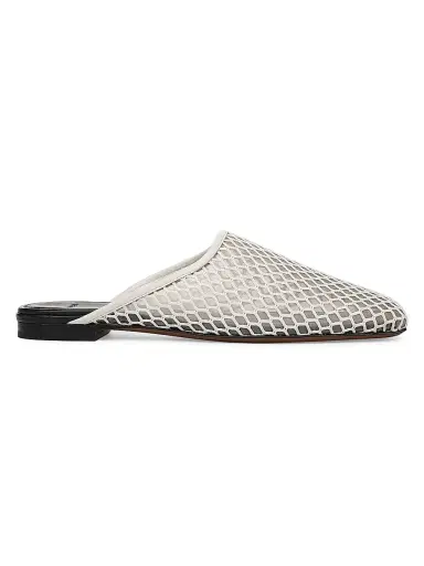 Vince Women's Dakota Mesh Mules - Milk - Size 11 | Thumbnail 1