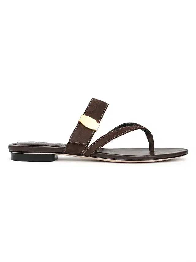 Women's Salva Dash Leather Sandals - Espresso