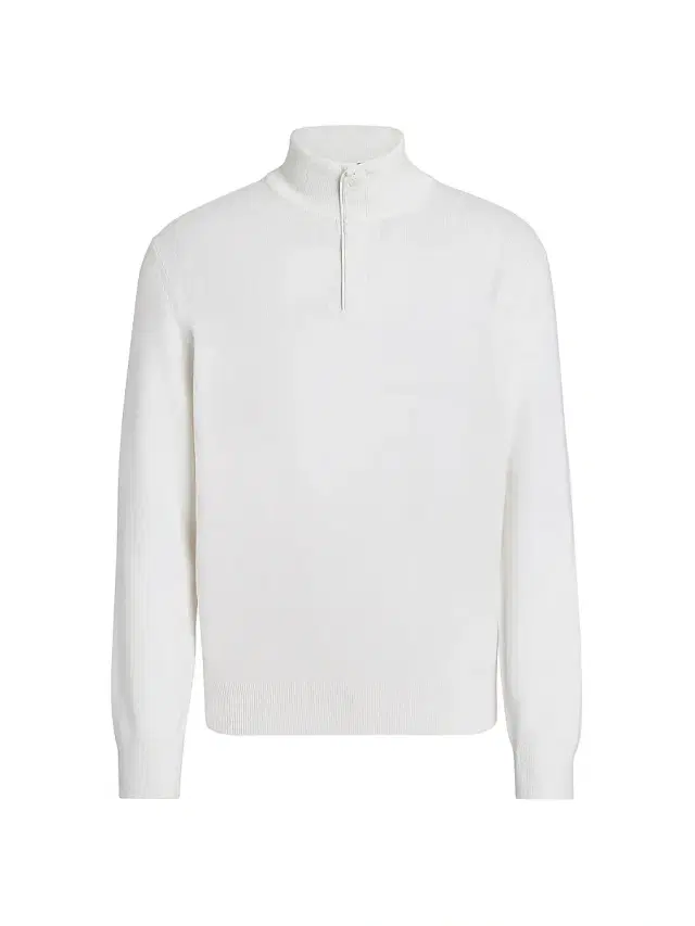 ZEGNA Men's Oasi Cashmere Sweater - White