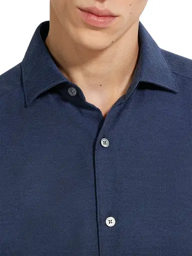 Zegna Men's Cashco Shirt | Thumbnail 5 Zegna Men's Cashco Shirt | Thumbnail 5