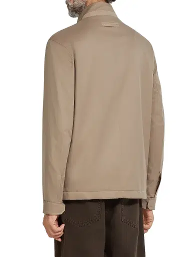 Zegna Men's Motorin 125CC Microfiber Field Jacket | Thumbnail 3
