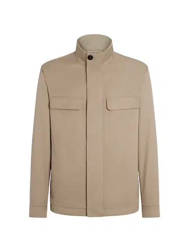 Zegna Men's Motorin 125CC Microfiber Field Jacket | Thumbnail 1