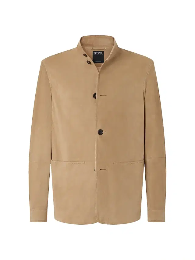 ZEGNA Men's Secondskin II Conte Jacket - Beige
