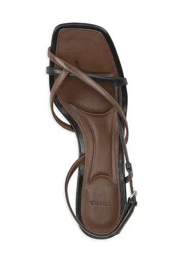 Vince Women's Lilian 65MM Leather Slingback Sandals - Black Cedar Brown - Size 9.5 | Thumbnail 4 Vince Women's Lilian 65MM Leather Slingback Sandals - Black Cedar Brown - Size 9.5 | Thumbnail 4