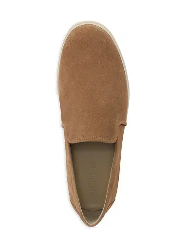 Vince Men's Sean Suede Loafers - Birchwood - Size 13 | Thumbnail 4