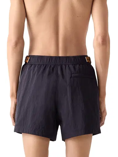 Zegna Men's 232 Road Brand Mark Rio Swim Trunks - Navy Blue - Size XXL | Thumbnail 3 Zegna Men's 232 Road Brand Mark Rio Swim Trunks - Navy Blue - Size XXL | Thumbnail 3