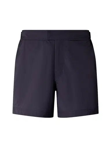 Zegna Men's 232 Road Brand Mark Rio Swim Trunks - Navy Blue - Size XXL | Thumbnail 1 Zegna Men's 232 Road Brand Mark Rio Swim Trunks - Navy Blue - Size XXL | Thumbnail 1