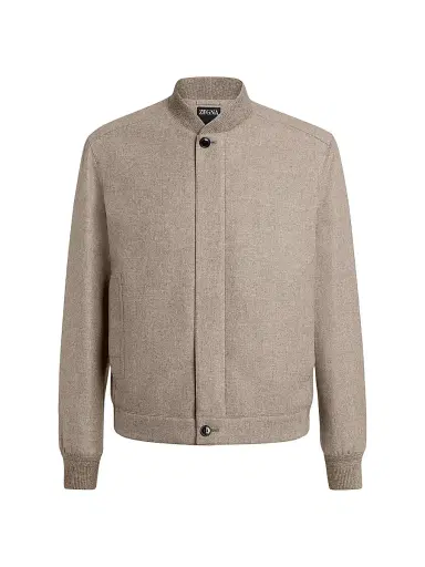 Zegna Men's Oasi Cashmere Elements Blouson Jacket | Thumbnail 1 Zegna Men's Oasi Cashmere Elements Blouson Jacket | Thumbnail 1