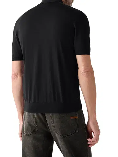 Zegna Men's 15milmil15 Wool Polo Shirt | Thumbnail 3 Zegna Men's 15milmil15 Wool Polo Shirt | Thumbnail 3
