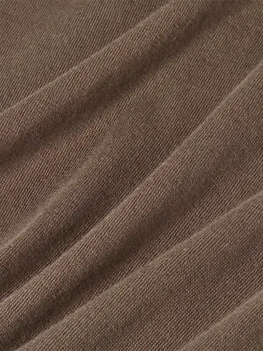 Zegna Men's Premium Cotton T-Shirt - Dark Taupe - Size 46 | Thumbnail 5 Zegna Men's Premium Cotton T-Shirt - Dark Taupe - Size 46 | Thumbnail 5