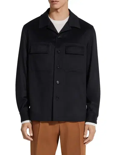 Zegna Men's Oasi Cashmere Alba Overshirt | Thumbnail 2 Zegna Men's Oasi Cashmere Alba Overshirt | Thumbnail 2