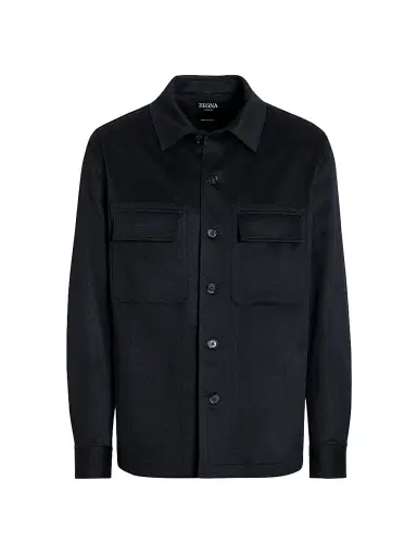 Zegna Men's Oasi Cashmere Alba Overshirt | Thumbnail 1 Zegna Men's Oasi Cashmere Alba Overshirt | Thumbnail 1