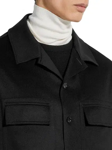 Zegna Men's Oasi Cashmere Alba Overshirt | Thumbnail 4 Zegna Men's Oasi Cashmere Alba Overshirt | Thumbnail 4