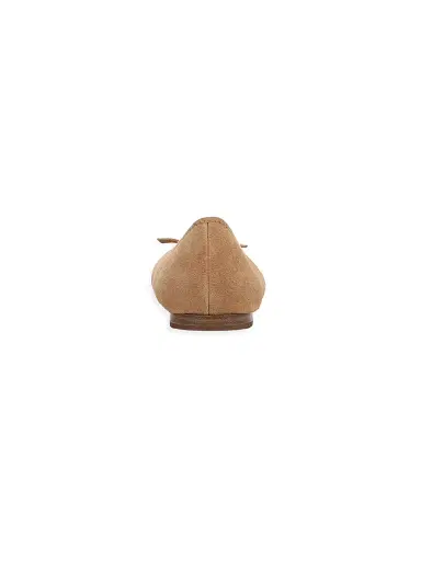 Favorite Daughter Women's Leah Bow-Detail Suede Ballet Flats - Brown Sugar - Size 9.5 | Thumbnail 3 Favorite Daughter Women's Leah Bow-Detail Suede Ballet Flats - Brown Sugar - Size 9.5 | Thumbnail 3