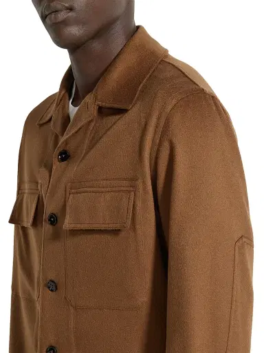 Zegna Men's Oasi Cashmere Alba Overshirt - Foliage - Size XXL | Thumbnail 4 Zegna Men's Oasi Cashmere Alba Overshirt - Foliage - Size XXL | Thumbnail 4