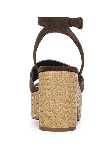 Vince Women's Castella 42MM Suede Platform Sandals - Cacao Brown | Thumbnail 3 Vince Women's Castella 42MM Suede Platform Sandals - Cacao Brown | Thumbnail 3