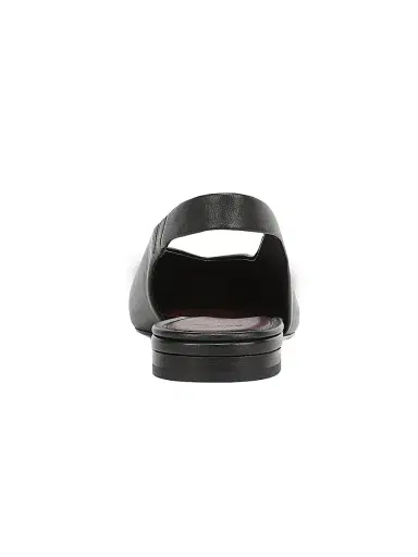 Vince Women's Darlina Leather Slingback Flats - Black - Size 11 | Thumbnail 3