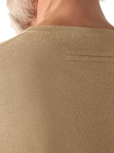 Zegna Men's Cashseta Crewneck Sweater - Beige - Size 48 | Thumbnail 4