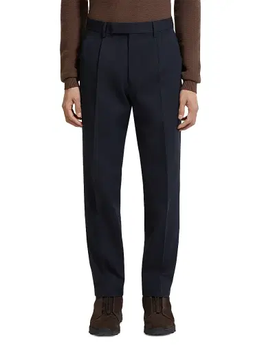 Zegna Men's Cotton and Wool Pants | Thumbnail 2 Zegna Men's Cotton and Wool Pants | Thumbnail 2