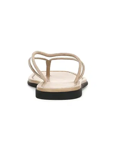 Veronica Beard Women's Clea Leather Flat Sandals - Clear Sand | Thumbnail 3 Veronica Beard Women's Clea Leather Flat Sandals - Clear Sand | Thumbnail 3