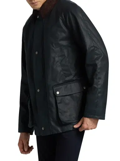 Saks Fifth Avenue Men's COLLECTION British Waxed Cotton Canvas Jacket | Thumbnail 4 Saks Fifth Avenue Men's COLLECTION British Waxed Cotton Canvas Jacket | Thumbnail 4