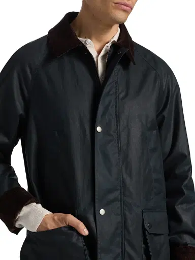 Saks Fifth Avenue Men's COLLECTION British Waxed Cotton Canvas Jacket | Thumbnail 6 Saks Fifth Avenue Men's COLLECTION British Waxed Cotton Canvas Jacket | Thumbnail 6