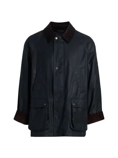 Saks Fifth Avenue Men's COLLECTION British Waxed Cotton Canvas Jacket | Thumbnail 1 Saks Fifth Avenue Men's COLLECTION British Waxed Cotton Canvas Jacket | Thumbnail 1