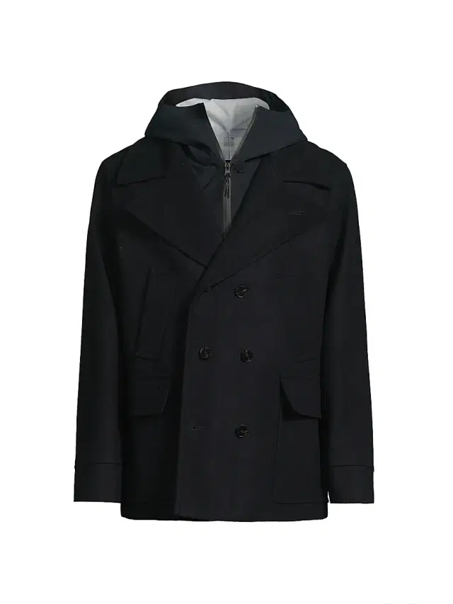 Paltò Men's Fiorentina Wool Blend Regular-Fit Peacoat