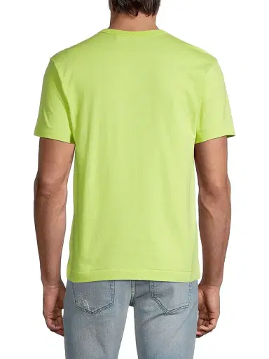Comme des Garçons PLAY Men's Large Center Heart Graphic T-Shirt - Green - Size Small | Thumbnail 5