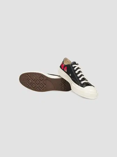 Comme des Garçons PLAY CdG PLAY x Converse Women's Chuck Taylor All Star Heart Low-Top Sneakers - Black - Size 11 | Thumbnail 5 Comme des Garçons PLAY CdG PLAY x Converse Women's Chuck Taylor All Star Heart Low-Top Sneakers - Black - Size 11 | Thumbnail 5