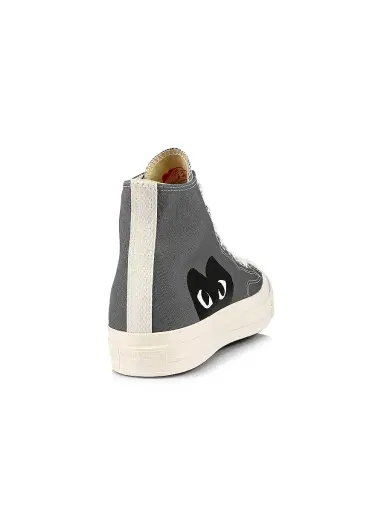 Comme des Garçons PLAY CdG PLAY x Converse Men's Chuck Taylor All Star Single Heart High-Top Sneakers - Blue - Size 9 | Thumbnail 3 Comme des Garçons PLAY CdG PLAY x Converse Men's Chuck Taylor All Star Single Heart High-Top Sneakers - Blue - Size 9 | Thumbnail 3