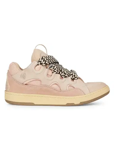 Lanvin Men's Curb Skate Sneakers - Pale Pink | Thumbnail 1 Lanvin Men's Curb Skate Sneakers - Pale Pink | Thumbnail 1