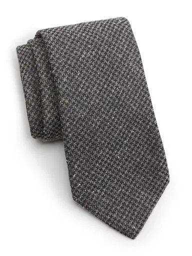 Saks Fifth Avenue Men's Houndstooth Silk Tie | Thumbnail 1