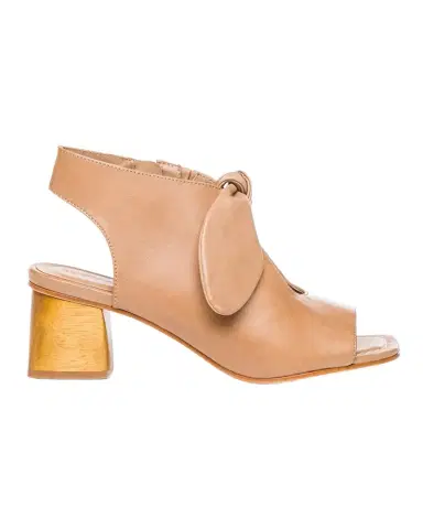 Bernardo Lizzie Leather Knot Zip Sandals | Thumbnail 1